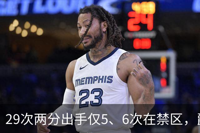 29次两分出手仅5、6次在禁区，爵士用退防锁死马刺反击